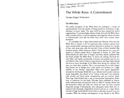 The White Rose: A Commitment (2004)