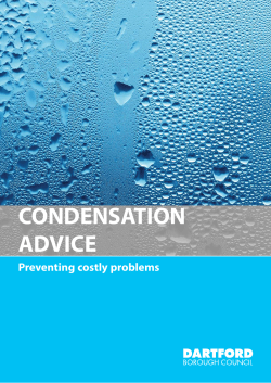 condensation advice - Dartford Borough Council