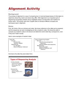 Practice aligning short texts