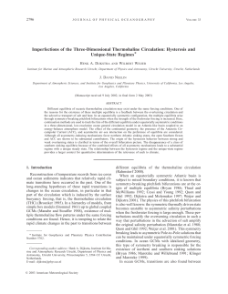Imperfections of the Three-Dimensional Thermohaline Circulation
