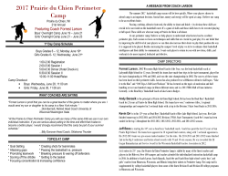 2017 Prairie du Chien Perimeter Camp