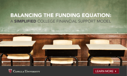 Balancing the Funding equation