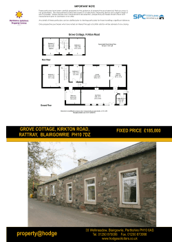 Grove Cottage, Kirkton Road, Rattray.cdr