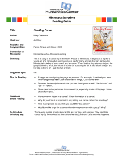 One-Dog Canoe - Minnesota Humanities Center