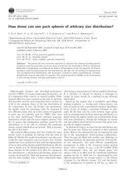 How dense can one pack spheres of arbitrary size