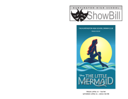 The Little Mermaid - Spring 2016