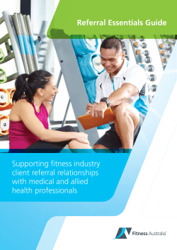 Referral Essentials Guide Supporting fitness industry client referral