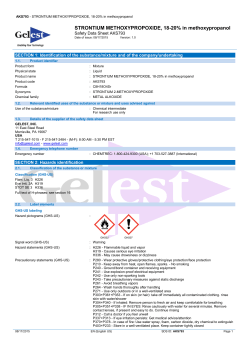 STRONTIUM METHOXYPROPOXIDE, 18-20% in