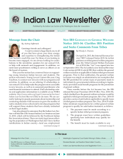 Indian Law Newsletter