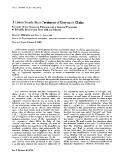 Heinrich and Rapoport. A linear steady