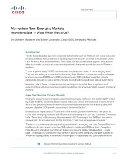 Momentum Now: Emerging Markets