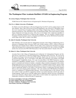 The Washington State Academic RedShirt (STARS) in Engineering