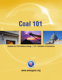 Coal 101 - Institute for 21st Century Energy