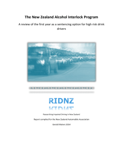 The New Zealand Alcohol Interlock Program