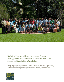 Building Provincial‐level Integrated Coastal Management