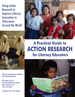 A Practical Guide to Action Research for Literacy Educators