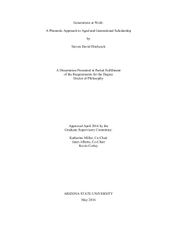 Generations at Work: A Phronetic Approach to Aged