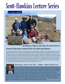 The Mountains as Wilderness and as Home: The Ancient Practice of