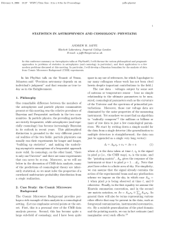 STATISTICS IN ASTROPHYSICS AND COSMOLOGY: PHYSTAT05