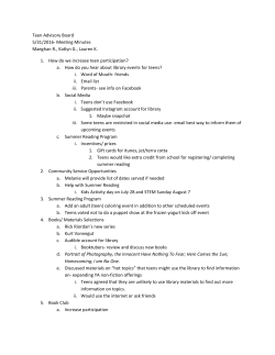 TAB Minutes 5.31 - Alfred Box of Books Library