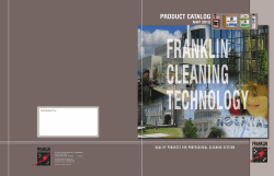 Franklin Catalog - Atra Janitorial Supply