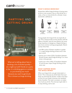 Partying and Getting Drunk