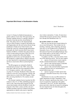 Anadromous Fish in Southeastern Alaska