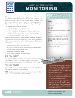Monitoring - American Association of Diabetes Educators
