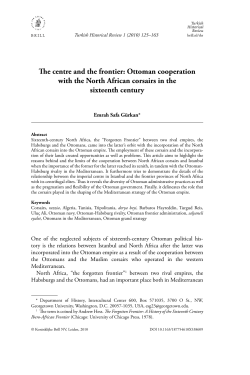 The centre and the frontier: Ottoman cooperation with the North
