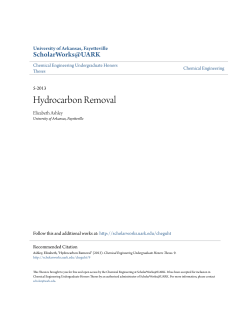Hydrocarbon Removal - ScholarWorks@UARK