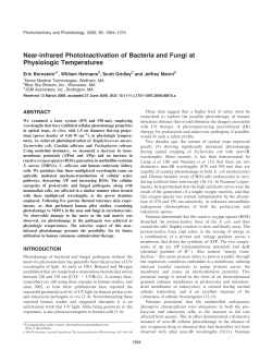 Near-infrared Photoinactivation of Bacteria and