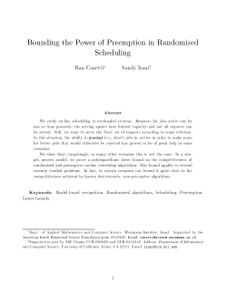 Bounding the Power of Preemption in Randomized