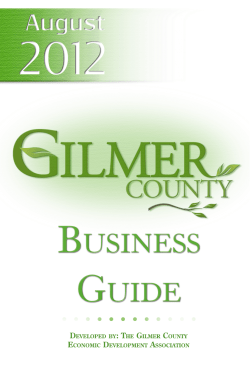 2012-13_Gilmer_Busin.. - Glenville State College