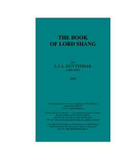 the book of lord shang - Saint Joseph High School
