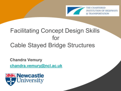 Facilitating concept design skills for cable stayed bridge