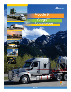 module 9: cargo securement