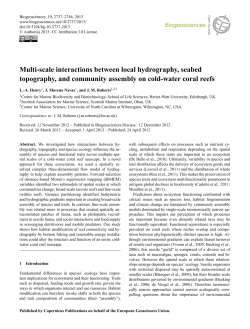 Multi-scale interactions between local