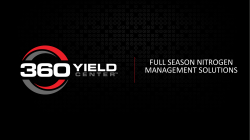 Full Season Nitrogen Management Solutions