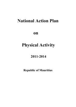 National Action Plan on Physical Activity