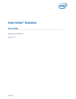 Intel Unite User Guide