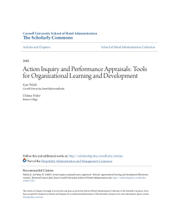 Action Inquiry and Performance Appraisals