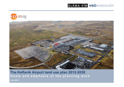 Goals and emphasis of the planning work