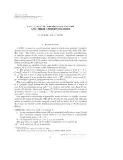 CAT(-1)-spaces, divergence groups and their