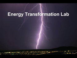 Energy Transformation Lab