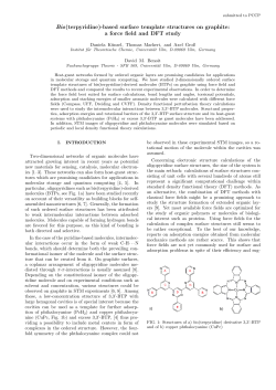 Bis(terpyridine)-based surface template structures on graphite: a