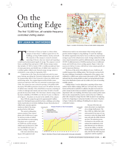 On the Cutting Edge: The first 15000-ton, all-variable