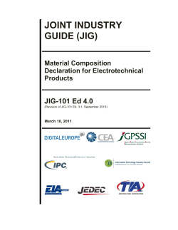 joint industry guide (jig) - ipc - IPC-