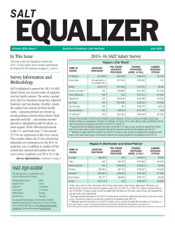 Summer 2016 - Society of American Law Teachers