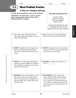 Word Problem Practice - McGraw Hill Higher Education