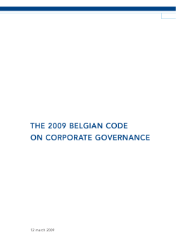 Belgian Code of Corporate Governance
